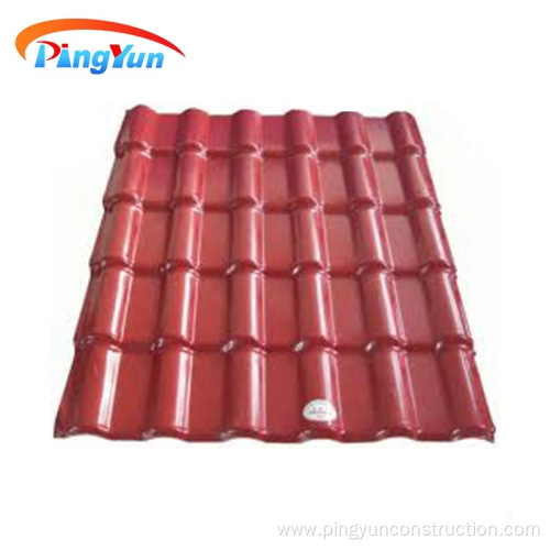 Excellent heat insulation spanish synthetic resin roof tiles